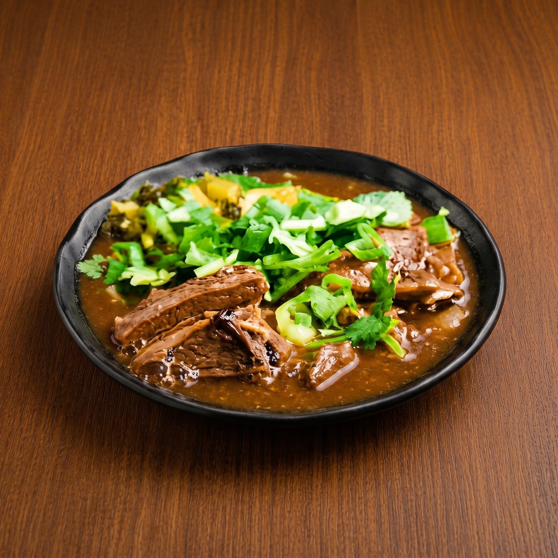 Spicy Beef Noodle Soup / 麻辣牛肉汤面.